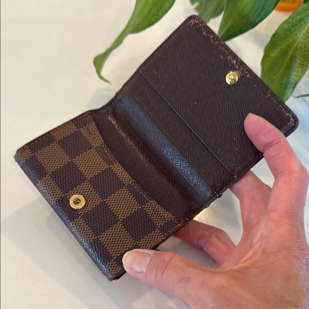 Louis Vuitton Ludlow Damier Ebene Brown Waller - Picture 3 of 7